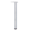 Table Legs 60 x 690mm With 30mm Adjustment - Chrome Plated