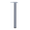 Table Legs 60 x 690mm With 30mm Adjustment - Silver 9006