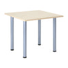 Table Legs 60 x 690mm With 30mm Adjustment - Silver 9006