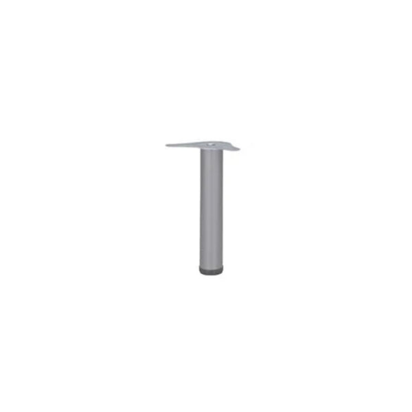 Table Legs 60 x 375mm With 30mm Adjustment - Silver 9006