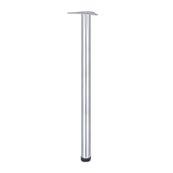 Table Leg 60 x 1100mm With 30mm Adjustment - Chrome Plated