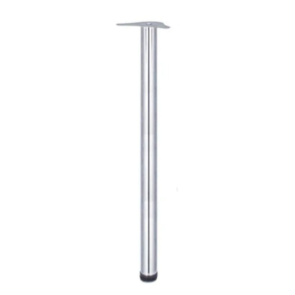 Table Leg 60 x 1100mm With 30mm Adjustment - Chrome Plated