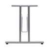 Folding Table Frame 690 x 590mm Straight Foot - Silver 9006