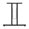 Folding Table Frame 690 x 590mm Straight Foot - Black
