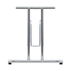 Folding Table Frame 690 x 590mm Straight Foot - Chrome Plated