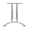 Folding Table Frame 690 x 590mm Curved Foot - Chrome Plated