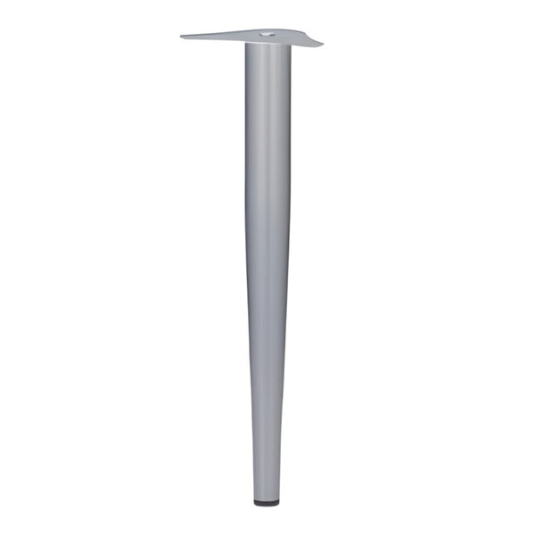 Tapered Table Leg 690 x 690mm - Silver 9006