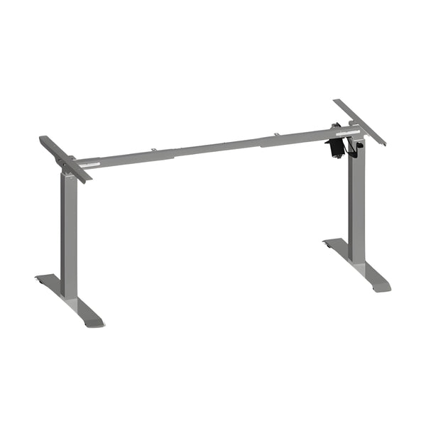 Height Adjustable Desk Frame 700-1180mm Silver Electric - Right Hand Motor