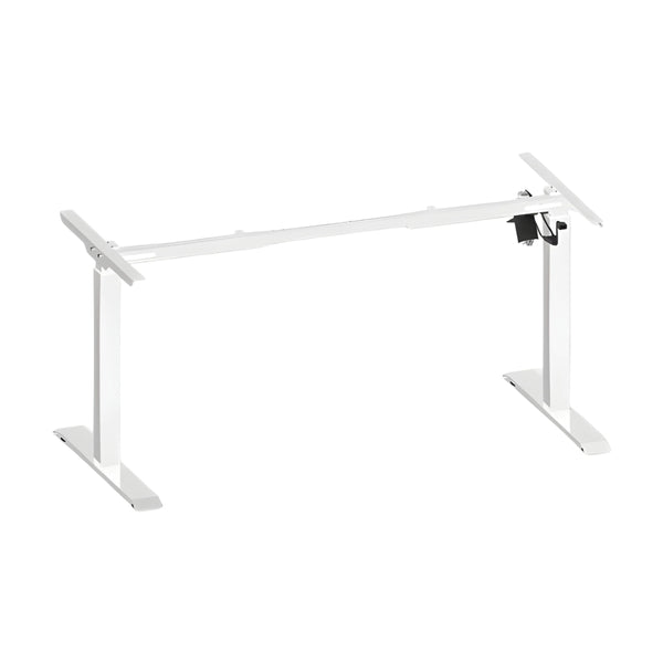 Height Adjustable Desk Frame 700-1180mm White Electric - Right Hand Motor