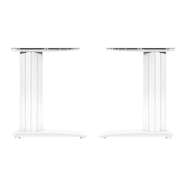 Cantilever Frame Desk 800mm Deep Top Up To 1800mm Wide White - Eurofit Direct