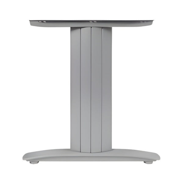 I Frame Desk 580mm Deep Top up to 1800mm Wide Silver