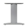 I Frame Desk 580mm Deep Top up to 1800mm Wide Silver