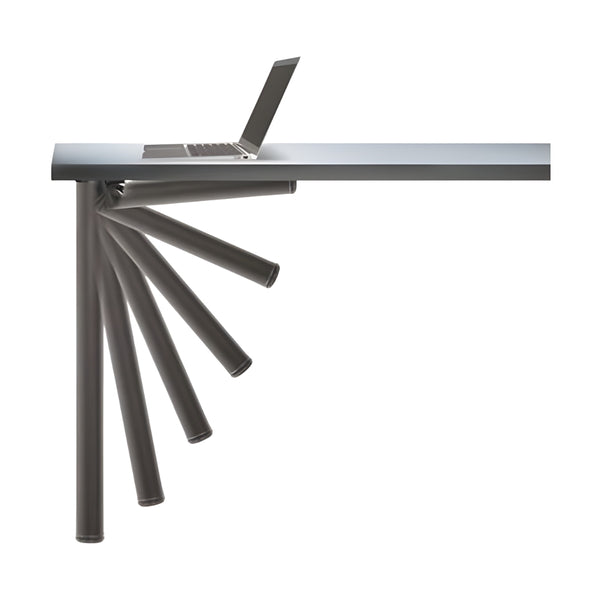 Click Folding Table Leg 50 x 705mm With 30mm Adjustment - Black