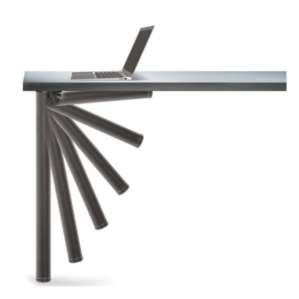 Click Folding Table Leg 50 x 705mm With 30mm Adjustment - Black