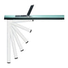 Click Folding Table Leg 50 x 705mm With 30mm Adjustment - White