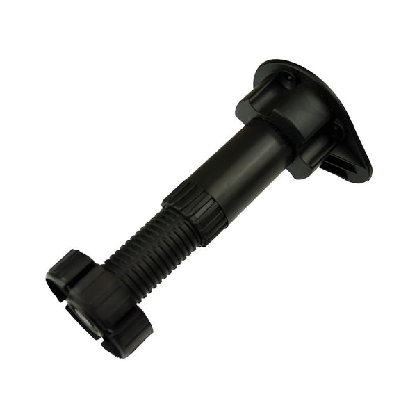 Kitchen Plinth Leg Set - adjustable 150 to 180mm - Black - Eurofit Direct