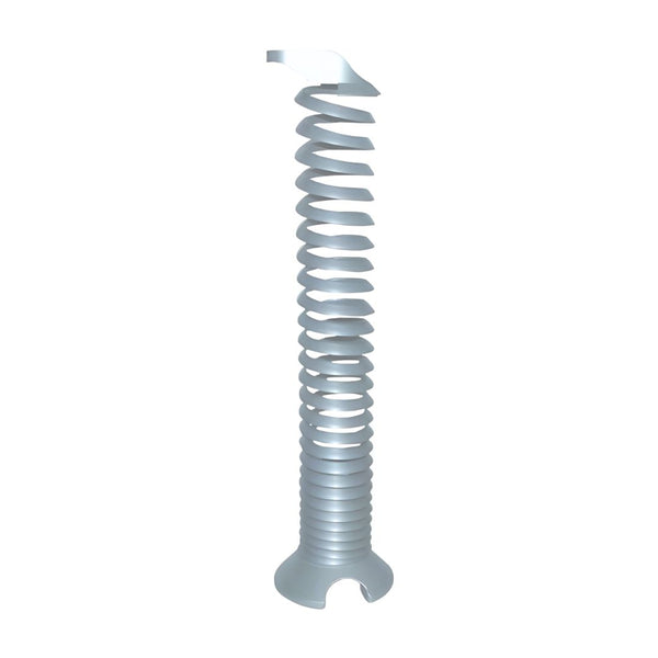 Extendable Cable Spiral Wrap - Max Height 1300mm - Silver - Eurofit Direct