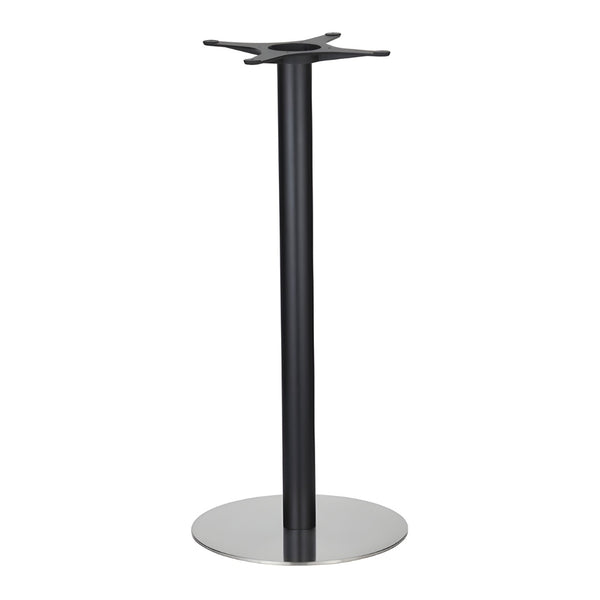 Golden Gate Brushed Stainless Steel Base & Black Column D500 x H1100mm