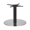 Golden Gate Brushed Stainless Steel 580 x 450mm Base & Black Column