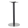 Golden Gate 580 x 1100mm Brushed Stainless Steel Base & Black Column