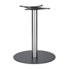 Golden Gate 580 x 690mm Black Base & Brushed Stainless Steel Column