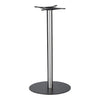 Golden Gate 580 x 1100mm Black Base & Brushed Stainless Steel Column
