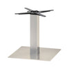Sotra Brushed Stainless Steel 450 x 450mm Base & Column