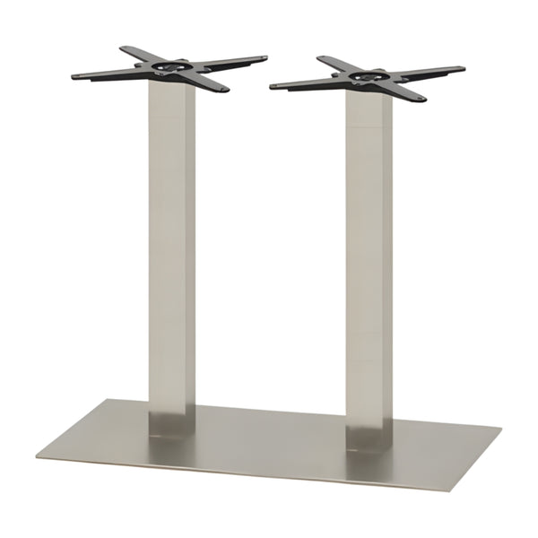 Mega Brushed Stainless Steel 400 x 690mm Base & Column