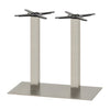 Mega Brushed Stainless Steel 400 x 690mm Base & Column