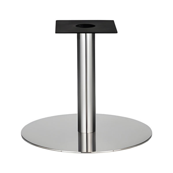 IntAfit Table Base For Integrated Cable Management 720 x 690mm Brushed Stainless Steel Base & Column