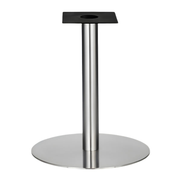 IntAfit Table Base For Integrated Cable Management 720 x 1100mm Brushed S/Steel Base & Column