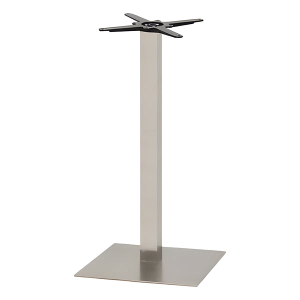 Sotra Brushed Stainless Steel 580mm x 1100mm Base & Column