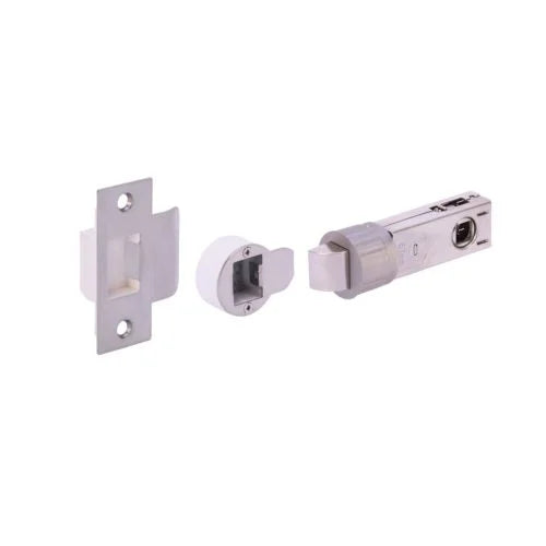 Zena Passage Handle Latch Set - Satin Nickel