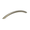 Pull Bow Handle Hole Centre 128mm - Brushed Nickel