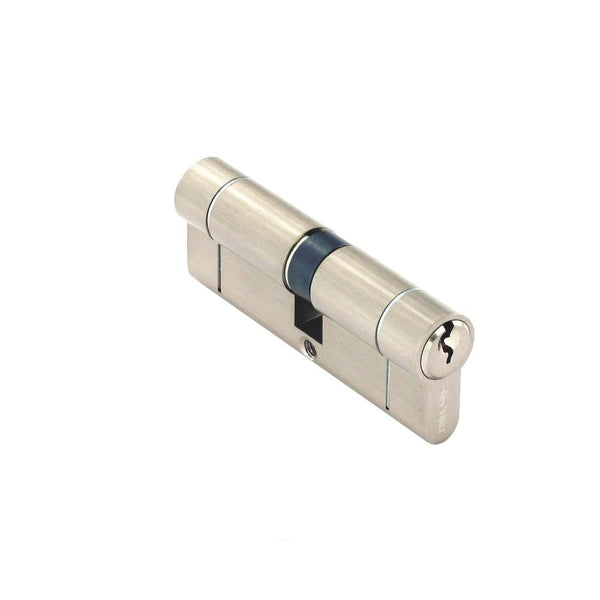 Securit Anti-Snap & Bump Euro Cylinder - 40 x 45mm - Nickel Plated