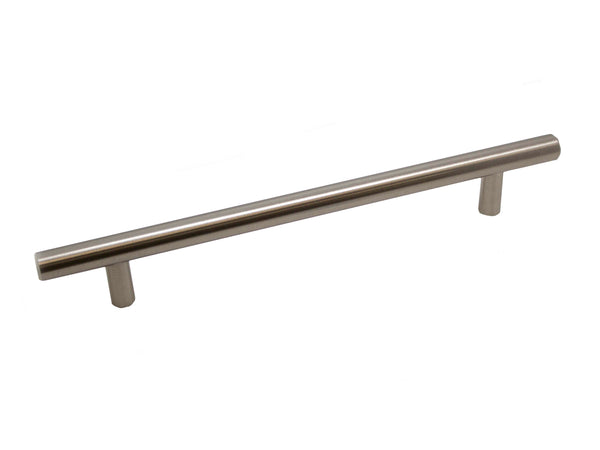 T-Bar Handle 217mm Long (160mm Hole Centers) Brushed Nickel