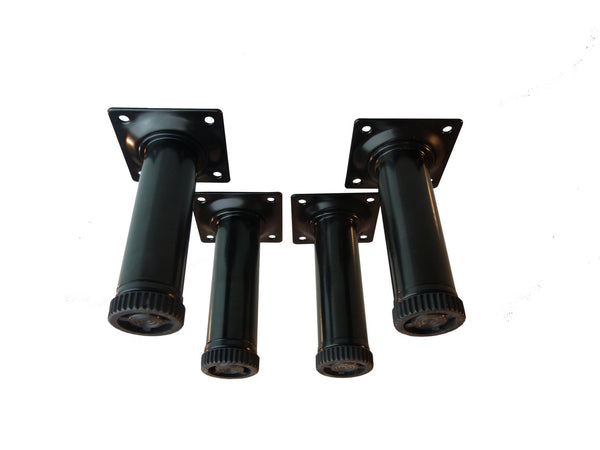 Black Cabinet Feet Set 110mm