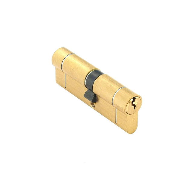 Securit Anti-Snap & Bump Euro Cylinder - 40 x 45mm - Brass