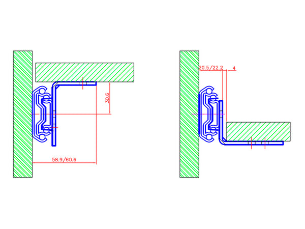 Side Mounting Bracket Set For DS53120