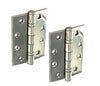 Double Ball 304 S/S CE Butt Hinge H100 x W75 x T2mm Polished