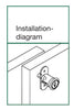 BMB Mastered Sliding Door Push Lock - Keys 201-400
