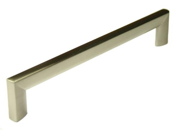 D Handle Length 207mm (Hole Centres192mm) Brushed Nickel | Eurofit Direct