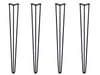 Hairpin Legs 860mm / 34" Height 3 Rod 12mm Thickness Black