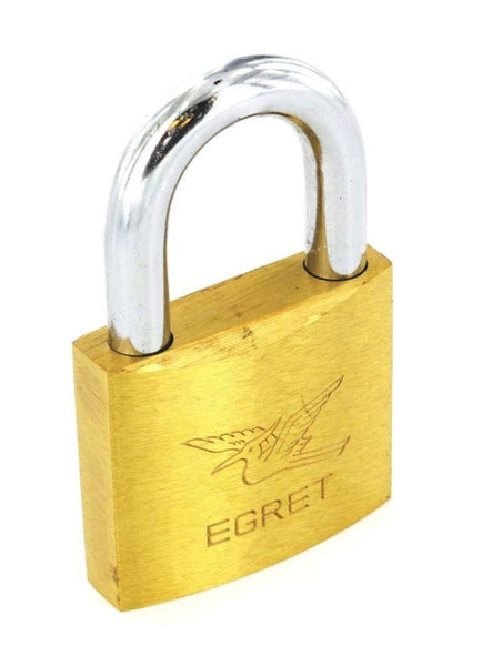 Padlock with Long Shank & Keyed Alike - 60mm - Brass | Eurofit Direct