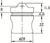 BMB Sliding Glass Door Pin Lock - 4-8mm Thick - Keys 201-400