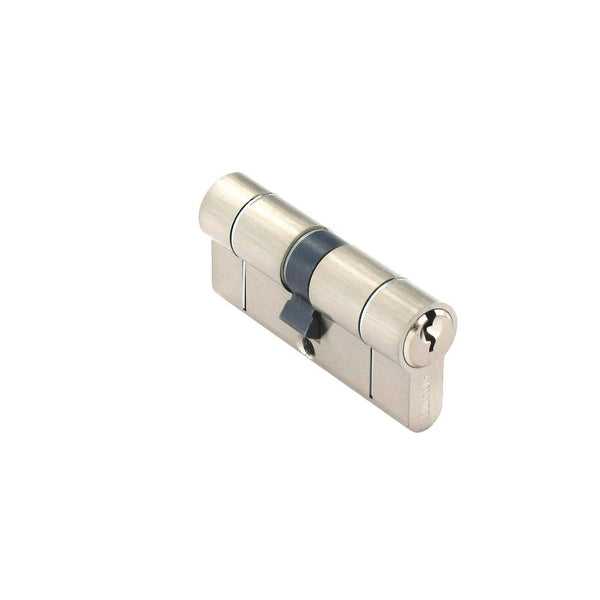 Securit Anti-Snap & Bump Euro Cylinder - 35 x 35mm - Brushed Nickel Plated