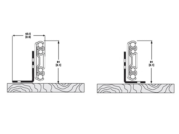 IntAfit Base Mounting Bracket Set For DS50020 | Eurofit Direct