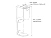 Extendable White Quick Click CPU Holder