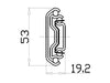 IntAfit 100kg Rated Slide H53 W19 L500 Ext 100%