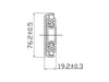 Series 76 Heavy Duty Drawer Runner 250kg 76 * 1169mm (2)